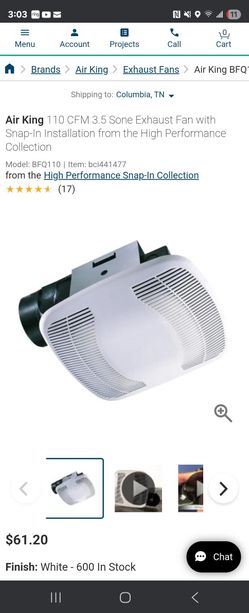 Air King Exhaust Fan