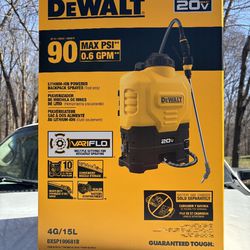 Dewalt Lithium-ion Battery Powered Backpack Sprayer (Tool Only)