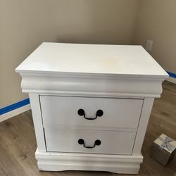 White dresser & Night Stand