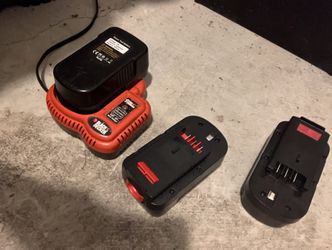 Black & Decker Batteries An Charger