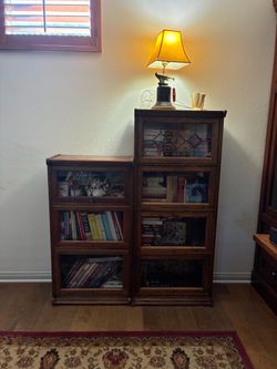Vintage lawyers cabinets with Glass Doors