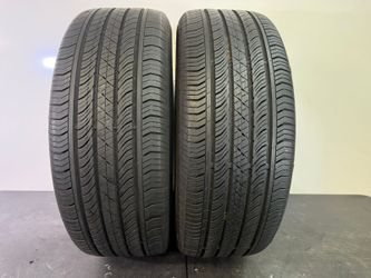 V568  235 60 18 103H  Continental ProContact TX  2 used tires  75% life 