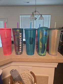 New Starbucks tumblers never used