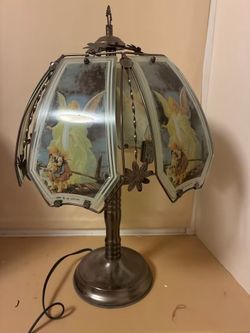 Vintage OK Lighting Guardian Angel 6-Panel Touch Lamp