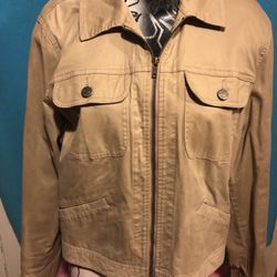 ST JOHN'S BAY Jacket- coat nude / chamarra Size L-G