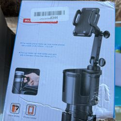 Car Cup Holder Phone Mount (2-in-1)
