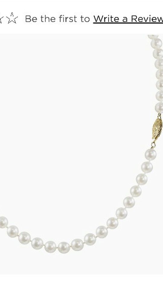 14kt Gold And Fresh water Pearls Necklace