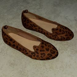 Old Navy Toddler Girl’s Cheetah Print Flats / Shoes, Size 9