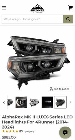 AlphaRex LUXX LED Headlights 4Runner