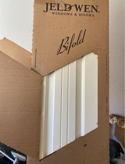 New bifold closet doors