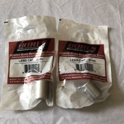 Bores B1100 Stainless Steel Light Cap Covers - Set Of 2, NEW