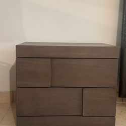 Modern Walnut 2 Drawer Nightstands (Set of 2) – Wayfair Style