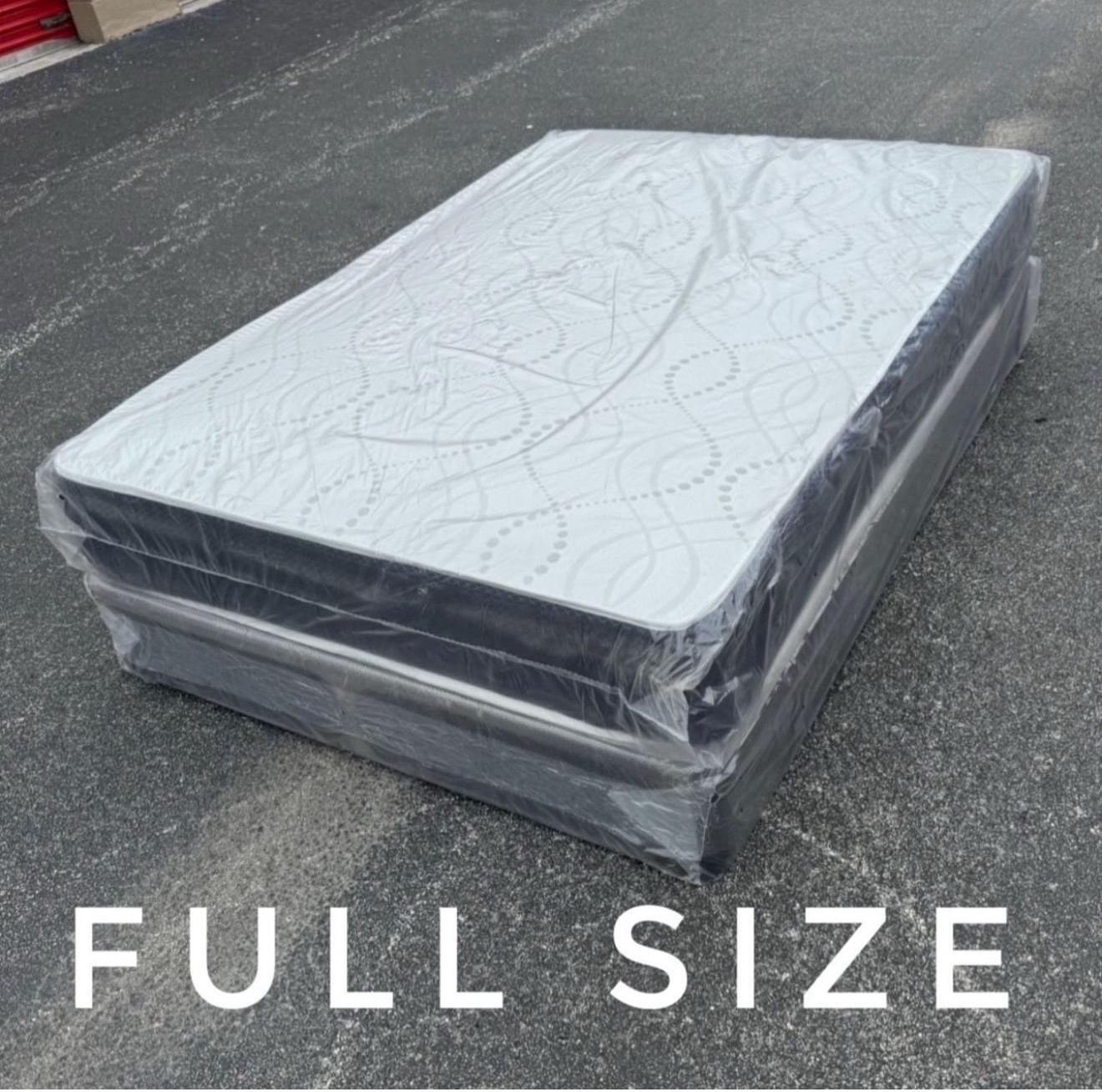 NEW Mattress Full Size With Box Spring // Offer 🚚