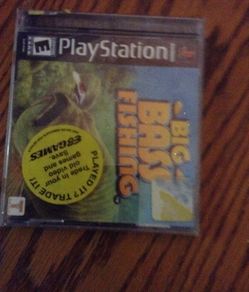 Play station big bass fishing