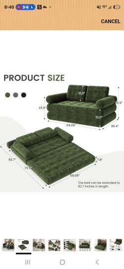 Boneless couch