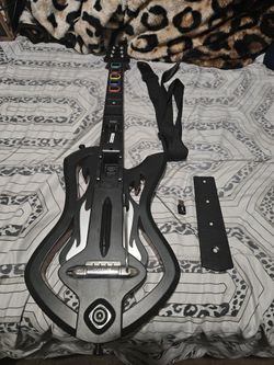 Ps3 Warriors Of Rock Guitar With Dongle