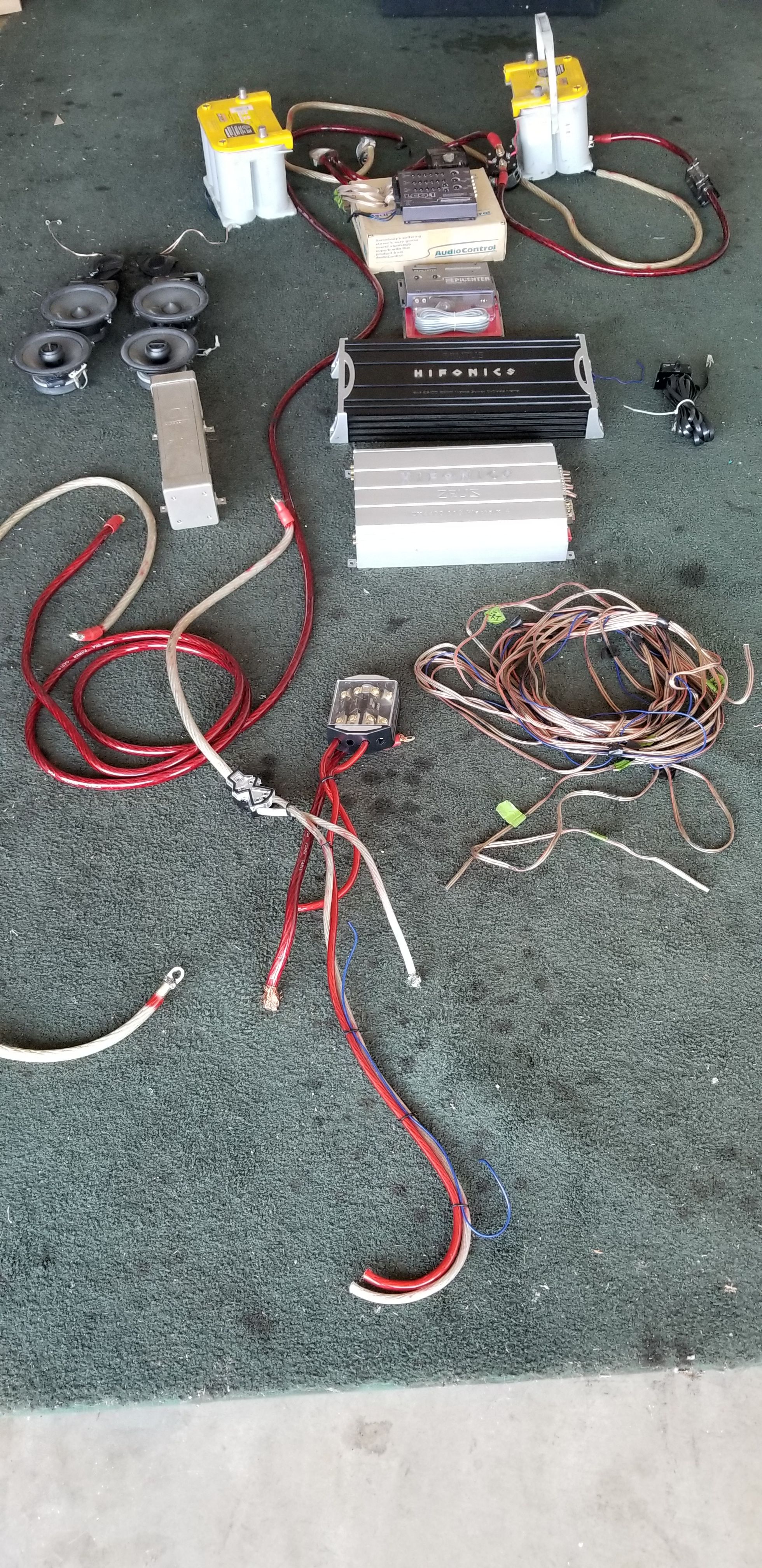 Complete Car Audio sound systemAmplifiers Audio Control Epicenter