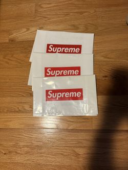 3 "Supreme" Plastic Bags. New