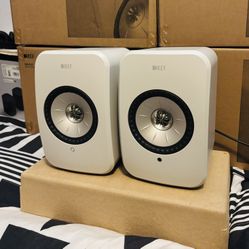 KEF LSX II LT Wireless Hi-Fi Monitor Bookshelf Speakers | Uni-Q Driver | Audiophile Sound | Compact Premium Audio System