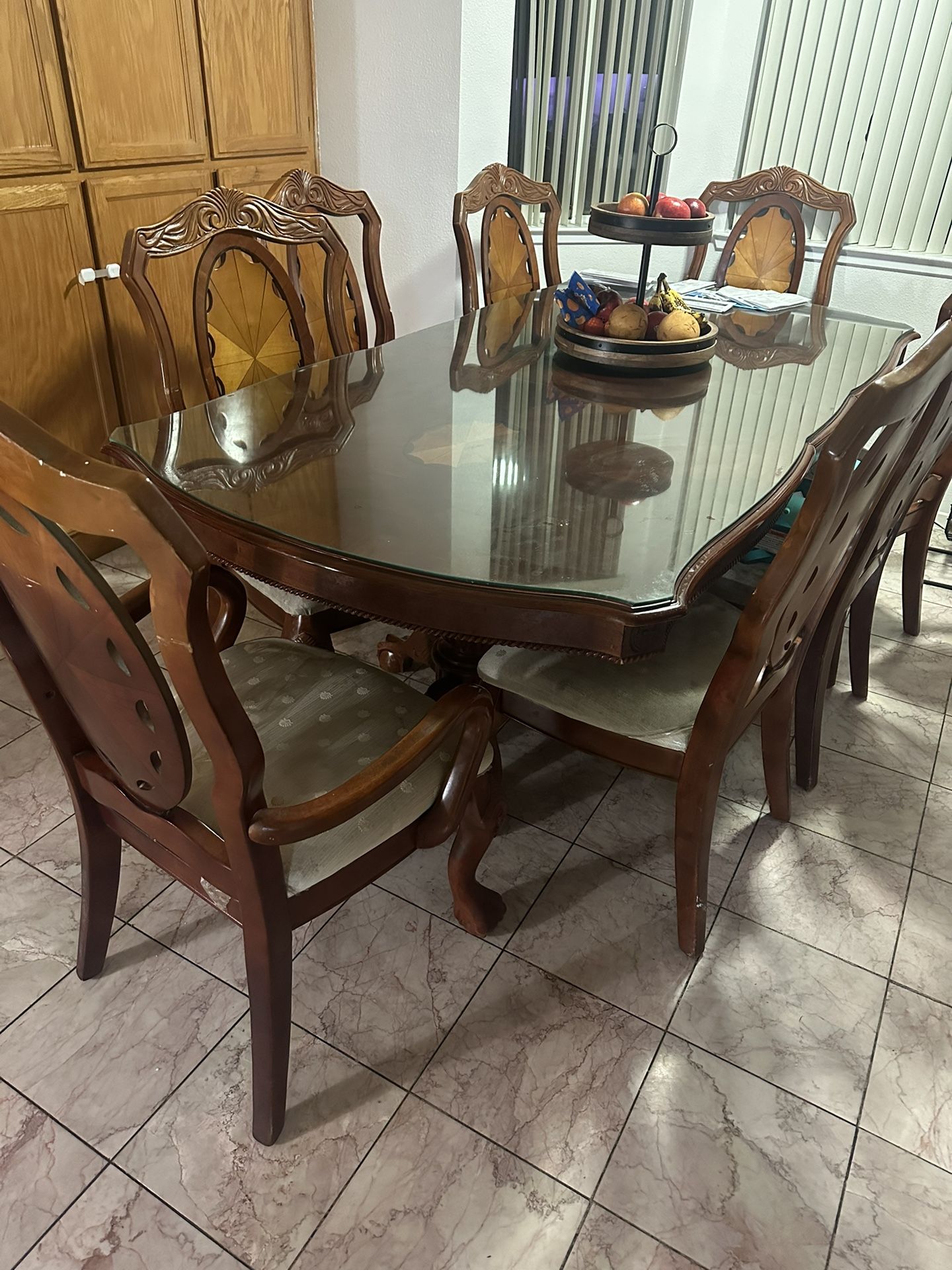 Ashley Dining Table And 8 Chairs