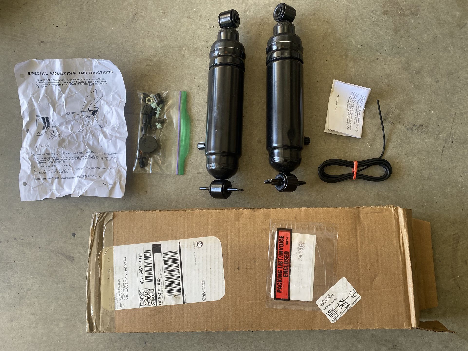 Misc. Chevy Nova parts