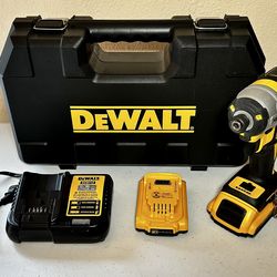 🧰 DeWalt 20V MAX XR DCF887 1/4” Brushless Impact Driver Kit: 2 Batteries, Charger & Hard Case $150.00 🧰