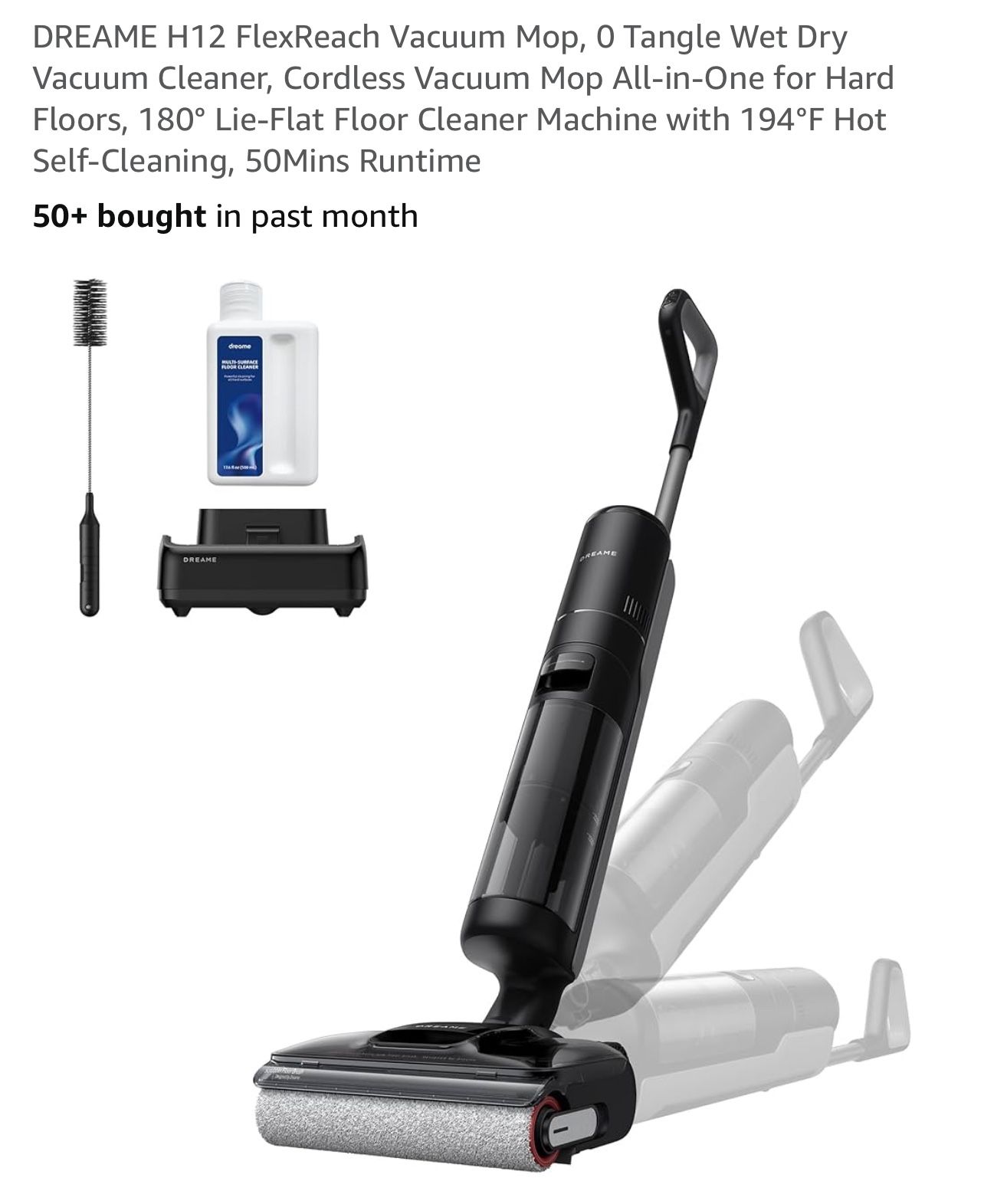 DREAME H12 Wet/Dry Vacuum & Mop