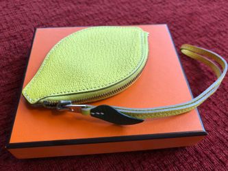 Hermes Lemon Coin Purse/Bag Charm