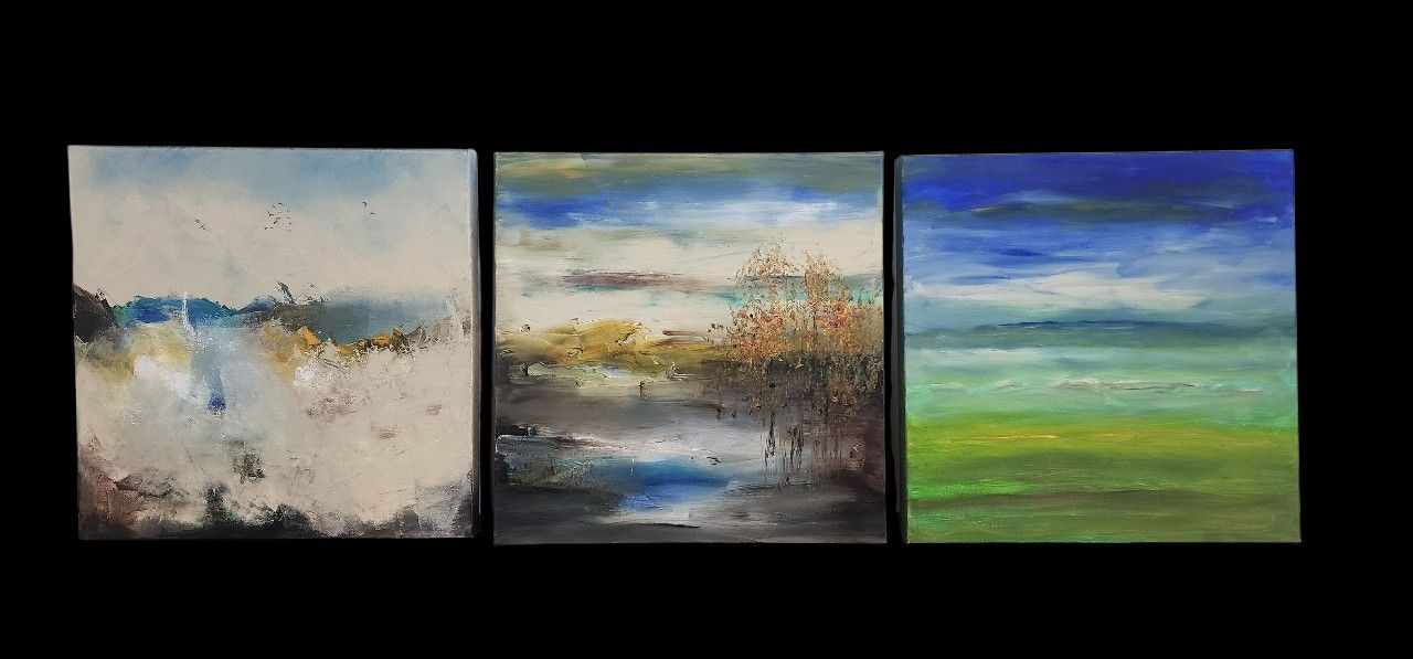 Abstract Paintings [3 Pc Set]