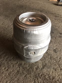 Vintage Schmidt beer keg man cave bar