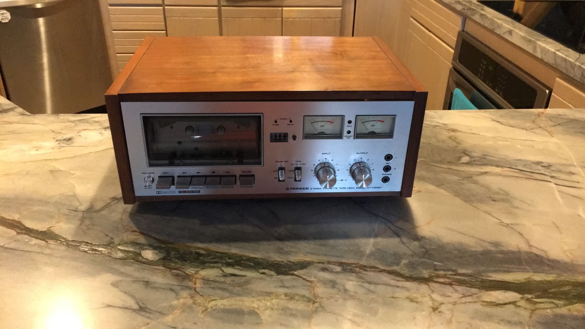 Vintage Pioneer Cassette Deck Model #CT-F6060