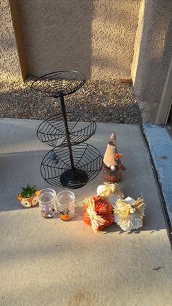 Halloween Decor Bundle with Tiered Stand