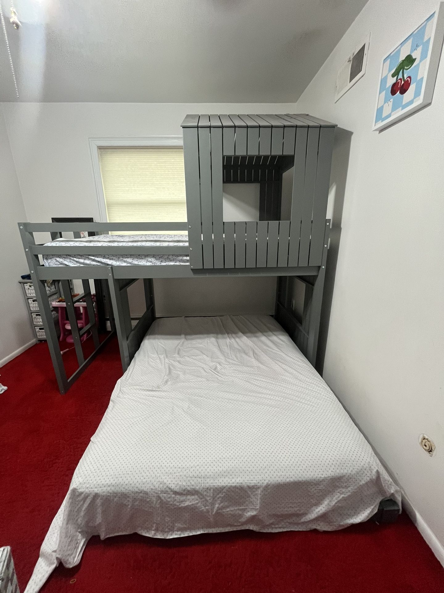 Tree house bed frame