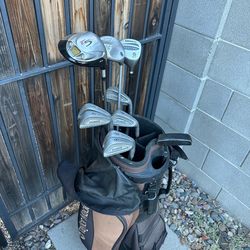 Complete right hand golf club set