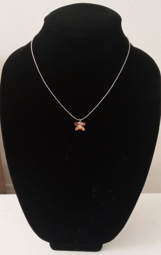 Small Butterfly Necklace $7