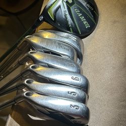Calloway X-22  3,5,6,8,9, Ping Eye II Wedge Top Flight Gamer 3 Wood