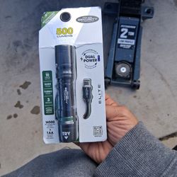 Rechargeable Dual Power Flashlight