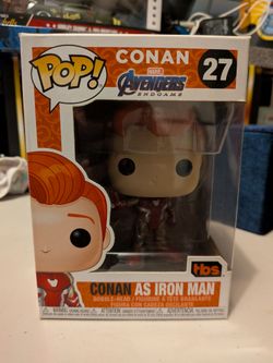 Conan O' Brien Funko Pop Iron Man Avengers Comic Con #27
