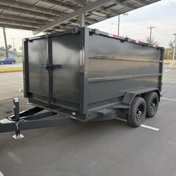 Scissor Lift Dump Trailer  