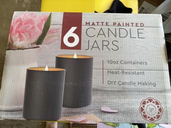 Candle Jars/ Jars With Lids New