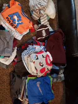 Clothes 3-9 months , hats, jackets/sweaters,