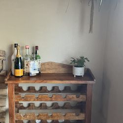 Wood Wine Rack 