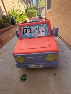 Bluey Kids Ride-On Car