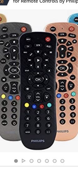 Philips Universal Remote Control for Samsung, Vizio, LG, Sony, Sharp, Roku, Apple TV, RCA, Panasonic, Smart TVs, Streaming Players, Blu-ray, DVD, 3-De