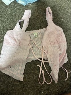 Aeropostale pink tie tank