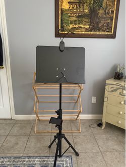 Adjustable Black Music Stand