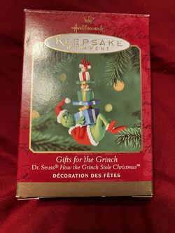 HALLMARK KEEPSAKE “GIFTS FOR THE GRINCH”