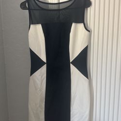 Dark blue & white Short Dress - Size 6