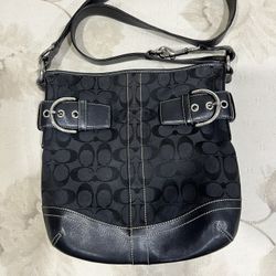 Coach Vintage Black  Bag Style 3574