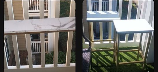 Console table  & Stool chairs